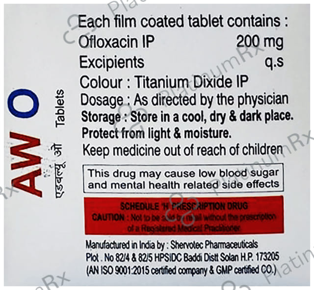 AW 200mg O Tablet 10s