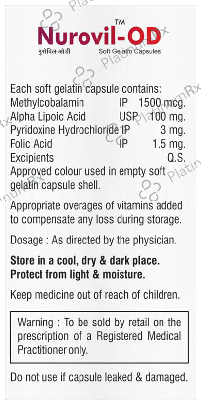 Nurovil OD Soft Gelatin Capsule 10s