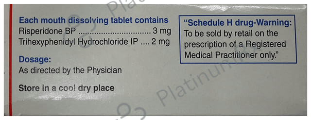 Risnia Plus 3/2mg Tablet MD 10s