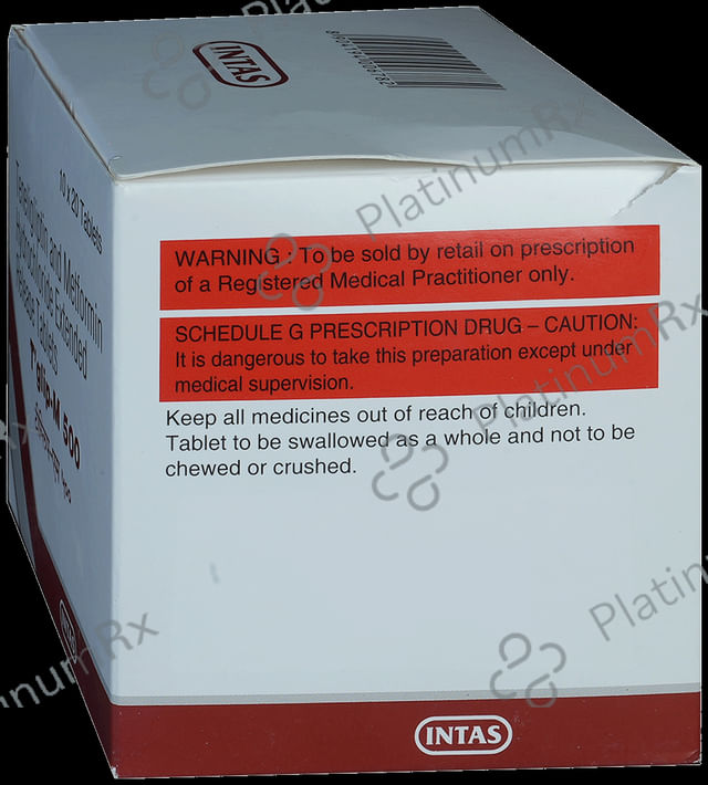 T Glip M 500/20mg Tablet ER 20s