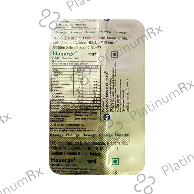 Hasurge Tablet 10s