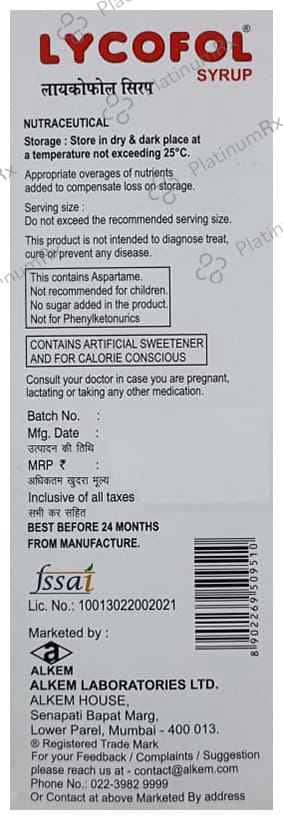 Lycofol Syrup