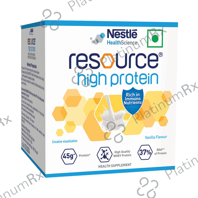 Nestle Resource High Protein Sachet (50gm Each) Vanilla