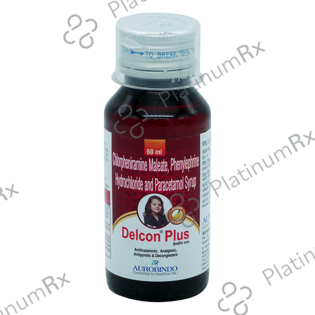 Delcon Plus 1/125/5mg Syrup 60ml