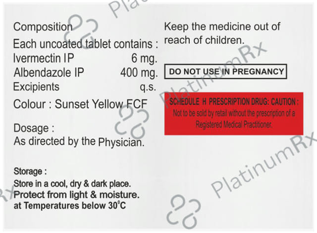 Womvax I 6/400mg Tablet 1s