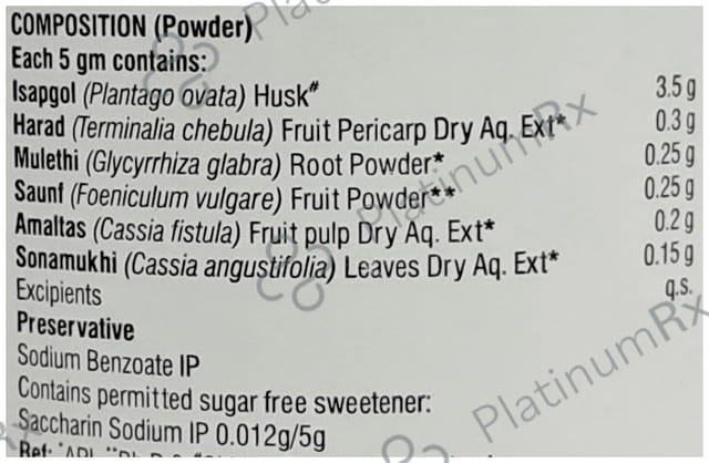 Softolax Saunf Flavour Sugar Free Powder 100gm