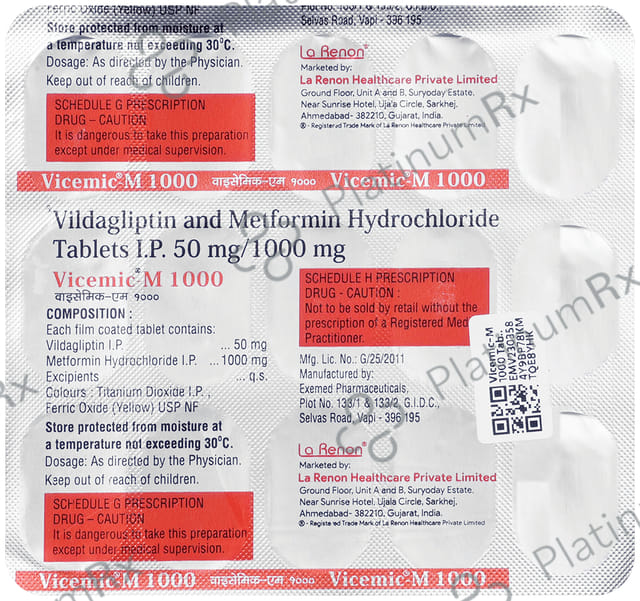 Vicemic-M 1000 Tablet