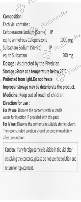 Cefvil S 1.5gm Injection