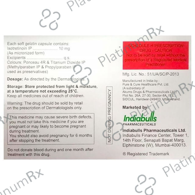 Ibitret 10mg Soft Gelatin Capsule 10s