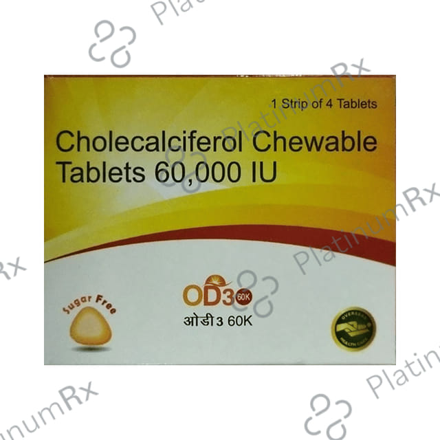 OD3 60K Chewable Tablet Sugar Free 4s