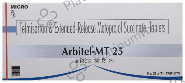 Arbitel MT 25/40mg Tablet ER 7s