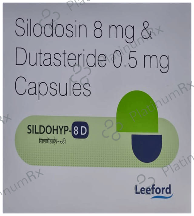 Sildohyp D 8/0.5mg Capsule 10s