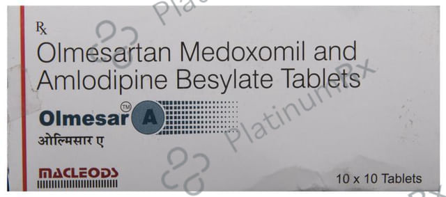 Olmesar A 5/20mg Tablet 10s