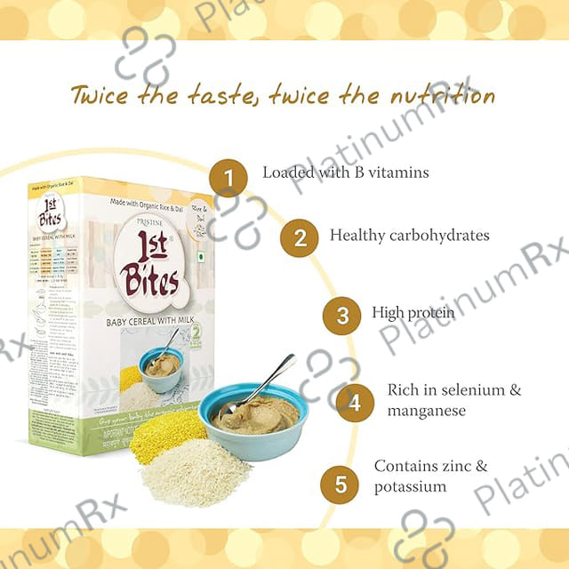 1st Bites Stage 2 Rice And Dal Baby Cereal Powder 300gm