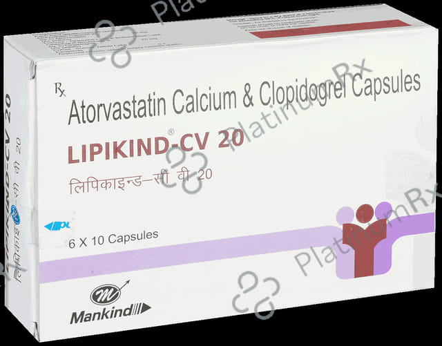 Lipikind CV 20/75 Capsule 10s