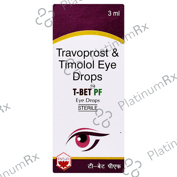 T Bet PF 5mg/50IU Eye Drop 3ml