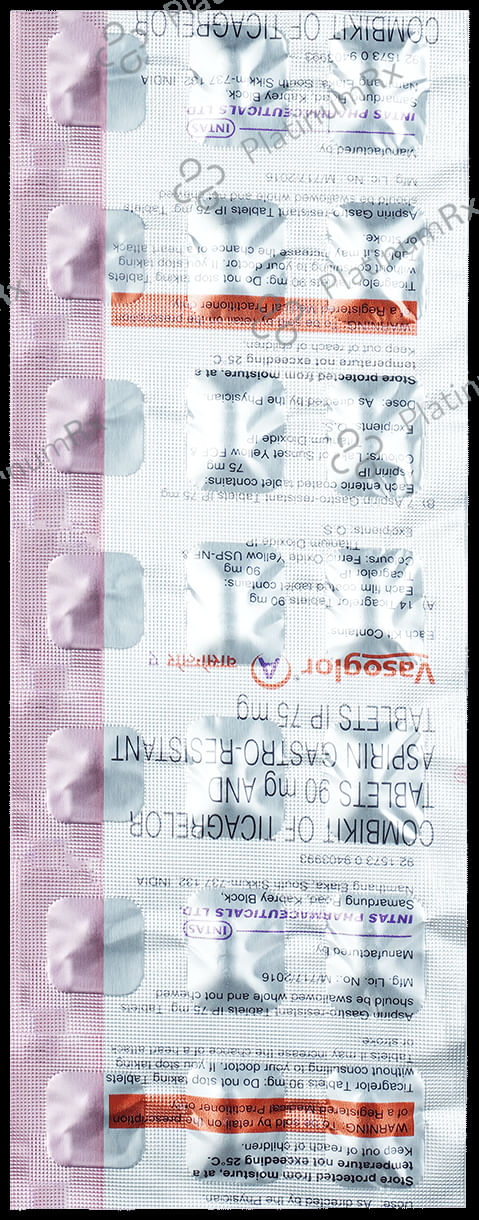 Vasoglor A 75/90mg Combikit 1s