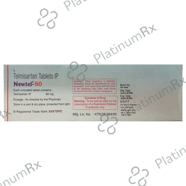 Newtel 80mg Tablet 10s