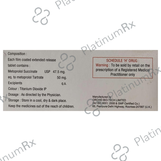 Bitoprol 50 XL Tablet