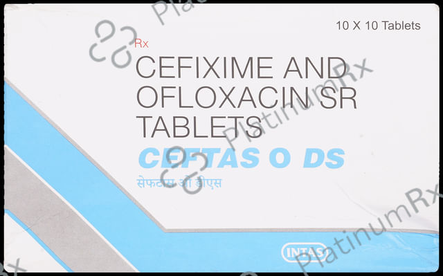 Ceftas O DS 400/400mg Tablet 10s