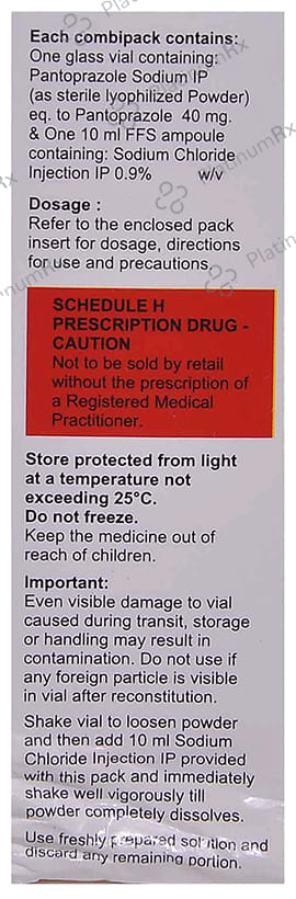 Pentab 40mg Injection