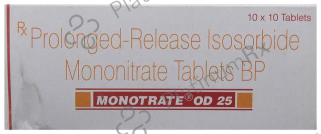 Monotrate OD 25mg Tablet PR 10s