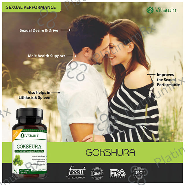 Vitawin Gokshura Vegetarian Capsule