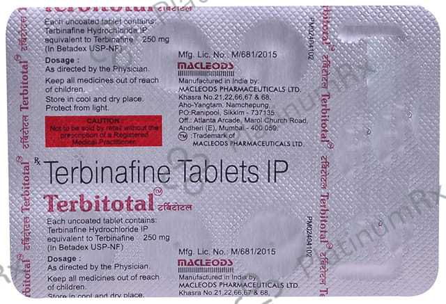 Terbitotal 500mg Tablet 7s