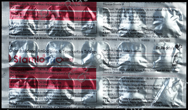 Stamlo Trio 80/12.5 Tablet 15s