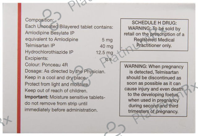 Amlosafe 3D 5/12.5/40mg Tablet 7s