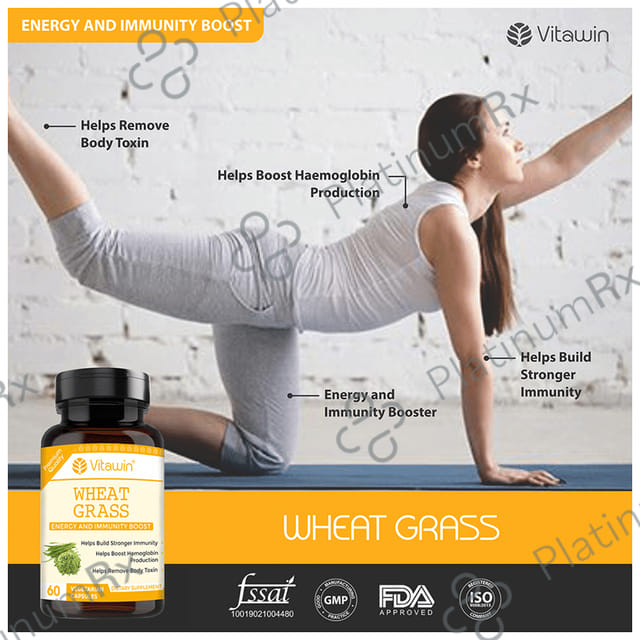 Vitawin Wheat Grass Vegetarian Capsule
