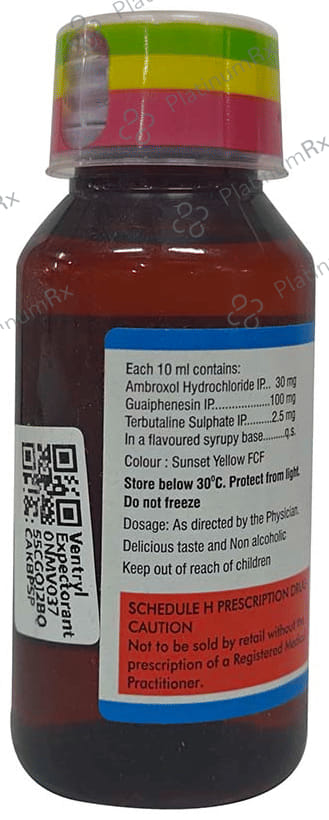 Ventryl 30/100/2.5mg Expectorant 60ml