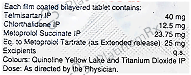 Sartelbeta Plus 12.5mg/25mg/40mg Tablet ER