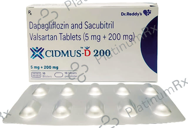 Cidmus D 200/5mg Tablet 10s