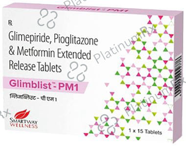 Glimblist PM 1/500/15mg Tablet ER 15s