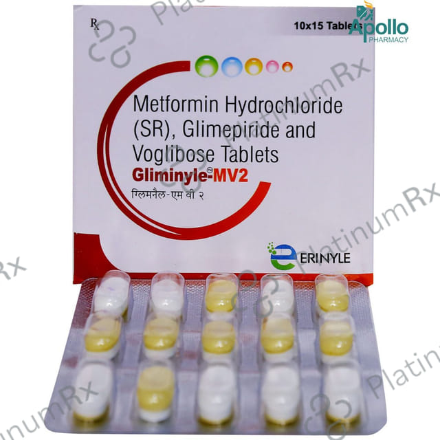 Gliminyle MP 2 Tablet 15 tablets