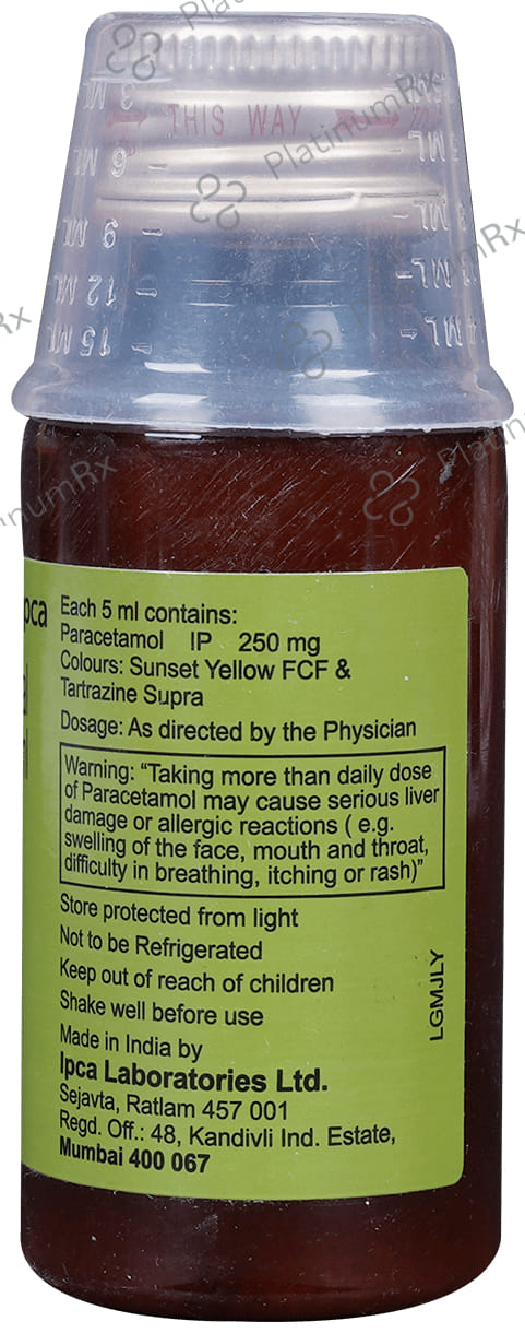 Pacimol DS 250mg Oral Suspension 60ml