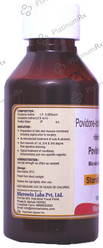 Microwin Povishield 5% Microbicidal Solution Standardised 100 Solution