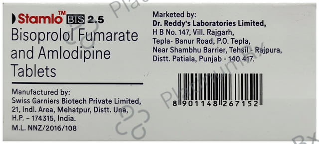 Stamlo Bis 5/2.5mg Tablet 10s