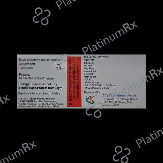 Deflage 6mg Tablet 6 Tablet