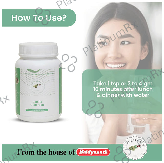 Baidyanath (Jhansi) Ayurvedant Amla Churna