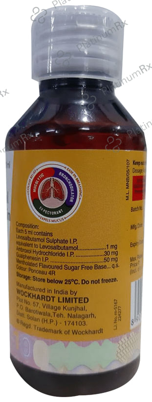 Bro Zedex LS 30/50/1mg Syrup 100ml