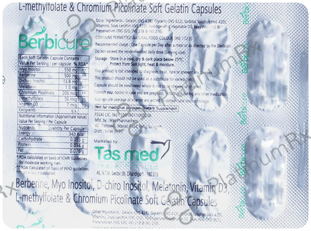 Berbicure Soft Gelatin Capsule 10s