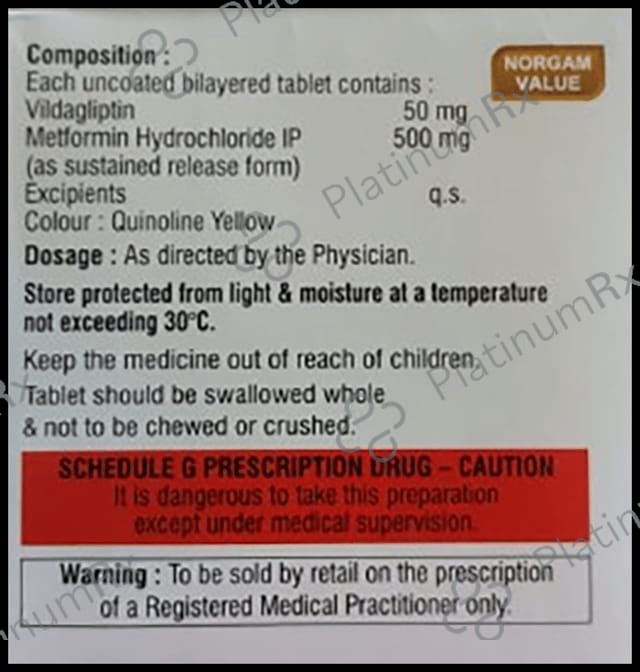 Vilgud-M 1 Tablet SR