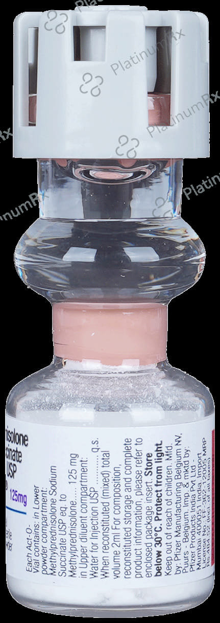Solu Medrol 125mg Injection 2ml