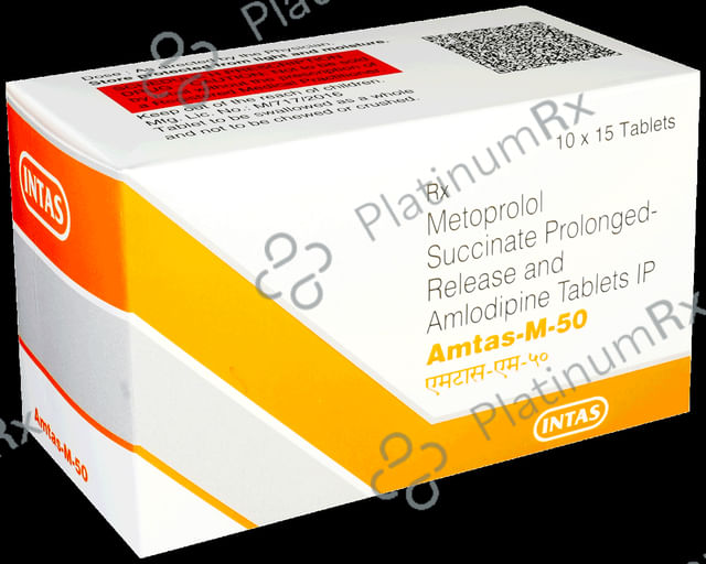 Amtas M 5/50mg Tablet PR 15s