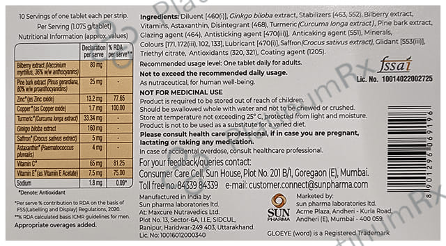 Gloeye Plus Tablet 10s