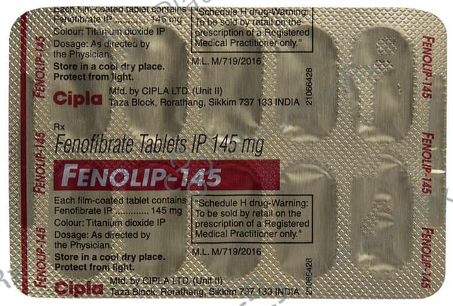 Fenolip 145mg Tablet 10s