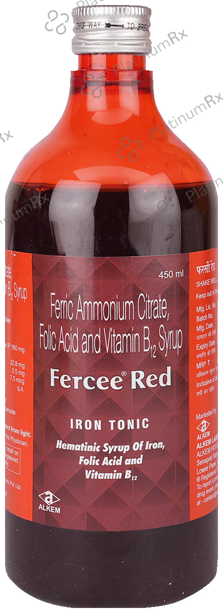 Fercee Red 7.5mcg/32.8/0.5mg Syrup 450ml