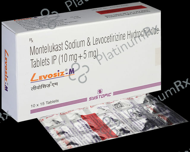 Levosiz M 5/10mg Tablet 15s